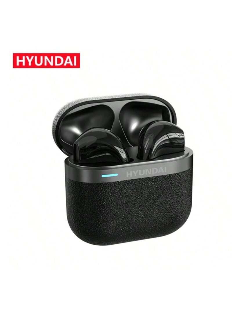هيونداي سماعات أذن لاسلكية داخل الأذن HYUNDAI HY-T02Pro بتقنية بلوتوث 5.4 وسماعات رياضية وسماعة رأس TWS عالية الجودة مع ميكروفون - Image 1
